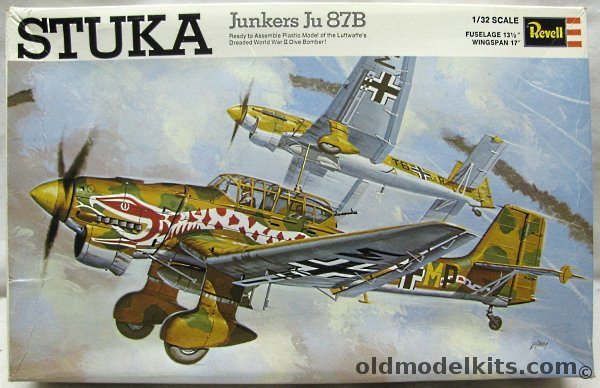 Revell 1/32 Junkers Ju-87B Stuka - The Snake, H298 plastic model kit